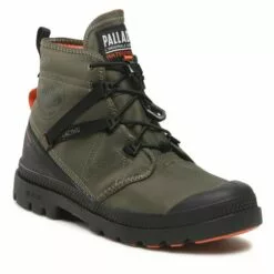 Bottes De Randonnée Palladium Pampa Travel Lite + Wp 77238-309-M Olive Night