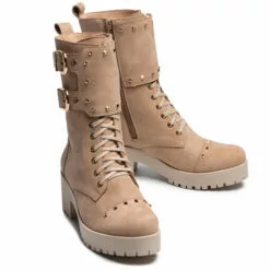 Bottes De Randonnée  R.Polański 1157 Camel Nubuk -Des chaussures d'hiver Soldes Magasin bottes de randonnee r polanski 1157 camel nubuk 4