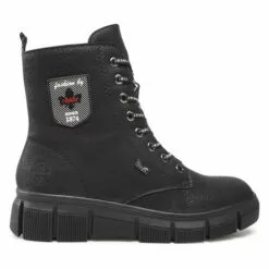 Bottes De Randonnée  Rieker X3410-00 Schwarz -Des chaussures d'hiver Soldes Magasin bottes de randonnee rieker x3410 00 schwarz 1