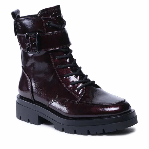 Bottes De Randonnée S.Oliver 5-25251-29 Burgundy Pat. 574 3 Bottes De Randonnée S.Oliver 5-25251-29 Burgundy Pat. 574