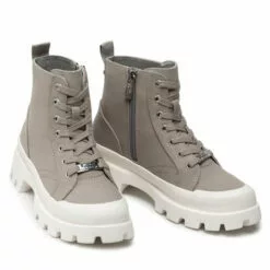 Bottes De Randonnée Steve Madden Mt Shasta SM11001838-04004-682 Grey Canvas -Des chaussures d'hiver Soldes Magasin bottes de randonnee steve madden mt shasta sm11001838 04004 682 grey canvas 4