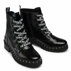 Bottes De Randonnée  Steve Madden Tess SM11000710-02002-066 Black Croco -Des chaussures d'hiver Soldes Magasin bottes de randonnee steve madden tess sm11000710 02002 066 black croco 4