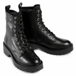Bottes De Randonnée  Steve Madden Tornado SM11000902-03001-017 Black Leather -Des chaussures d'hiver Soldes Magasin bottes de randonnee steve madden tornado sm11000902 03001 017 black leather 4