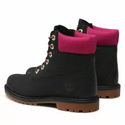 Bottes De Randonnée  Timberland Heritage 6 In Waterproof Boot TB0A44KX0011 Black Nubuc/W Pink -Des chaussures d'hiver Soldes Magasin bottes de randonnee timberland heritage 6 in waterproof boot tb0a44kx0011 black nubuc w pink 2