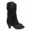 Bottes En Cuir Et Daim- 35,5 -Des chaussures d'hiver Soldes Magasin bottes en cuir et daim 7