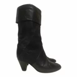 Bottes En Cuir Et Daim- 35,5