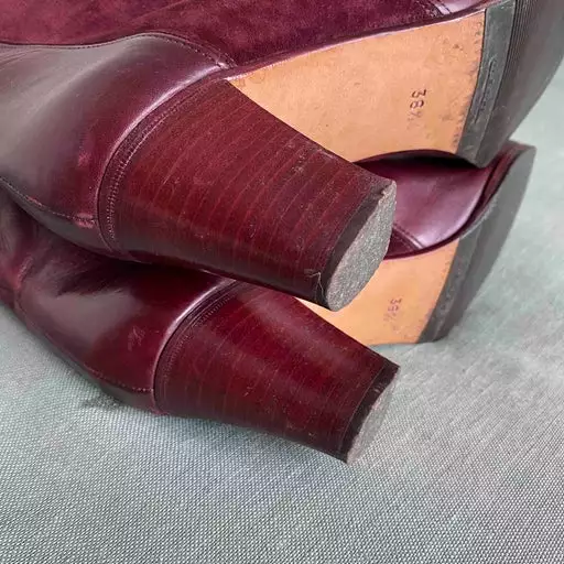 Bottes En Cuir Et Daim- 38 10 Bottes En Cuir Et Daim- 38 – Image 8