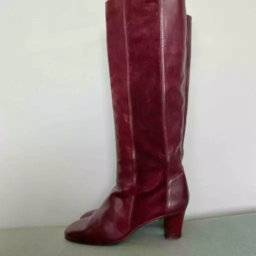Bottes En Cuir Et Daim- 38 11 Bottes En Cuir Et Daim- 38 – Image 9
