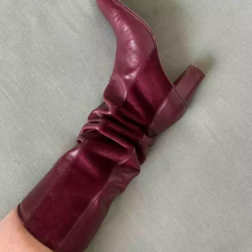 Bottes En Cuir Et Daim- 38 6 Bottes En Cuir Et Daim- 38 – Image 4