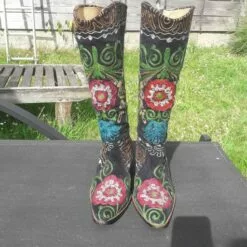 Bottes En Cuir Brodées- 37 -Des chaussures d'hiver Soldes Magasin ff988761 eb2f 4a2f b036 01067082d068